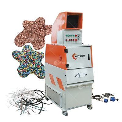 264 KG Peso Mini Copper Wire Recycling Machine Copper Cable Granulator Machine Cable Crusher