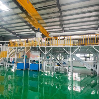 Macchina di riciclaggio dei rifiuti elettronici per batterie secondarie Batterie al litio Triturazione Separazione