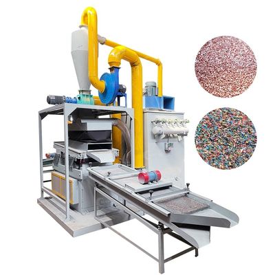 Tasso di selezione del 99% Electrostatic Copper Wire Scrap Crush Recycling Machine Copper PVC Separation Plant