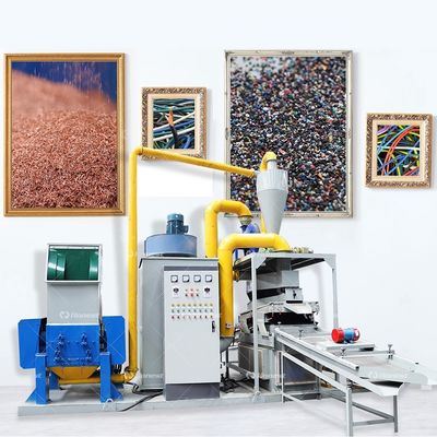 Macchine per la frantumazione e il riciclaggio di rottami di cavi su piccola scala con elevata produttività