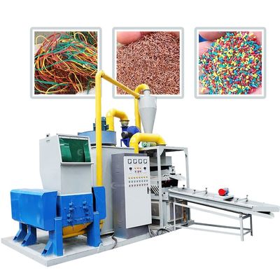 Macchine per la frantumazione e il riciclaggio di rottami di cavi su piccola scala con elevata produttività