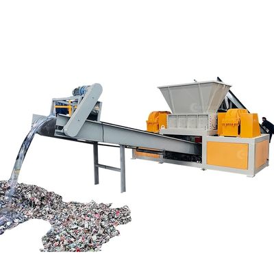 800-5000 kg/h Trinciatrice di alluminio di grande capacità per il riciclaggio di rottami di metallo