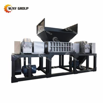 15000W Trinciatore a doppio albero per attrezzature di riciclaggio e frantumazione del legno metallico e di plastica