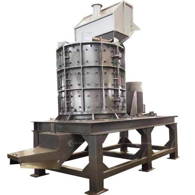 Macchina per la frantumazione degli scarti di acciaio con martello verticale e peso unitario di 40 kg