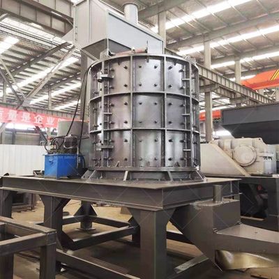 Vertical Shaft Stone Hammer Crusher con 2 martelli e peso di 12000KG
