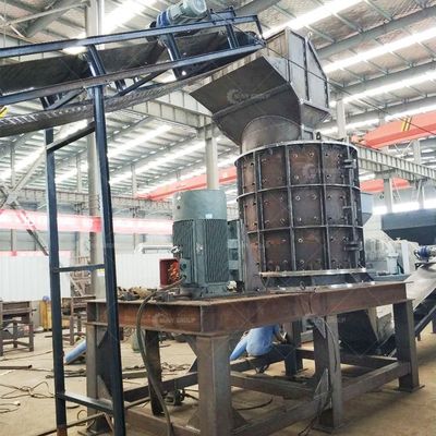 Vertical Shaft Stone Hammer Crusher con 2 martelli e peso di 12000KG