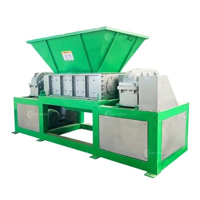 9CrSi/D2/SKD-11 Blades Double Shaft Shredder per il riciclaggio dei rifiuti di pneumatici ad alta capacità