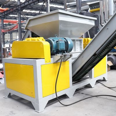 Macchine per la triturazione del legno multifunzione per la triturazione della carta tagliata a rughe e del metallo a doppio albero
