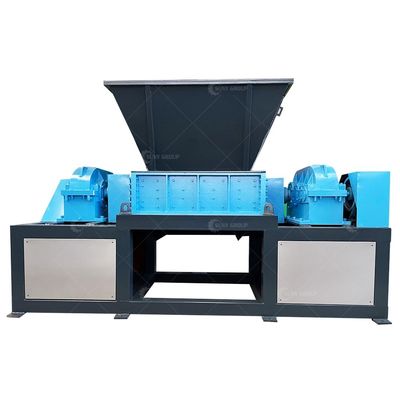 Rompitore a doppio albero ad alta potenza da 15000 W per rifiuti domestici con lame 9CrSi/D2/SKD-11